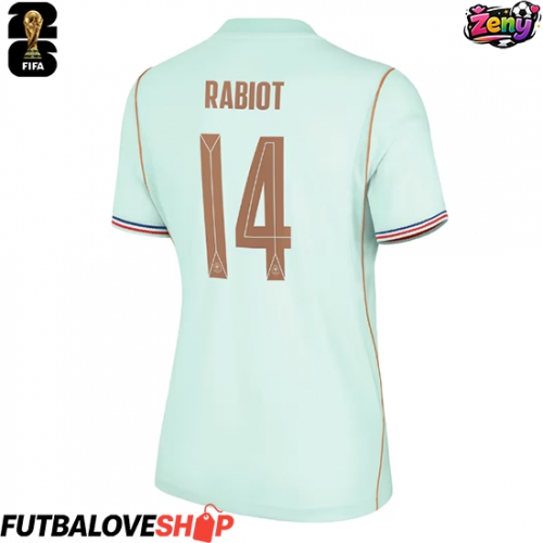 Dres Francúzsko Adrien Rabiot #14 Preč pre Ženy MS 2026 Krátky Rukáv